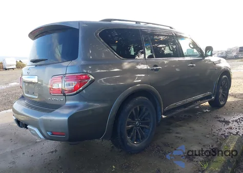 2017 Nissan Armada Platinum z USA, uszkodzony, nr VIN JN8AY2NC2H9500247